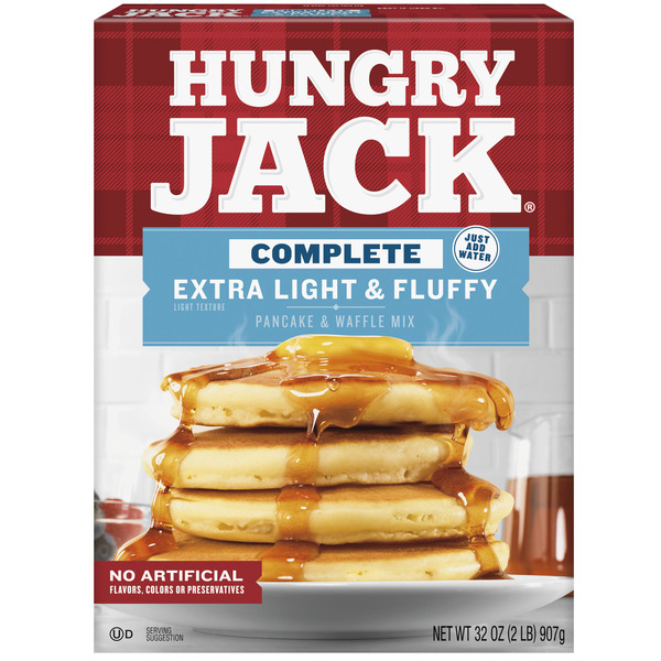 Hungry Jack Complete Extra Light and Fluffy Pancake Mix and Waffle