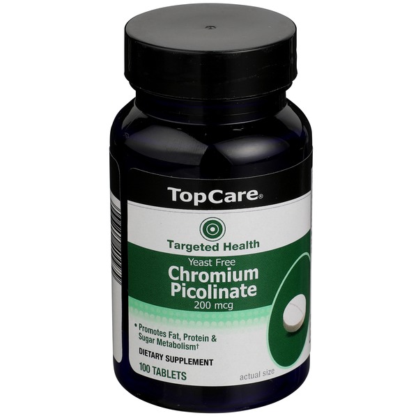 Top Care Chromium Picolinate Dietary Supplement (100 ct) Instacart