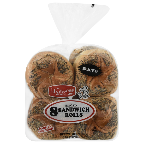J.J. Cassone Sliced Sandwich Rolls Same-Day Delivery or Pickup