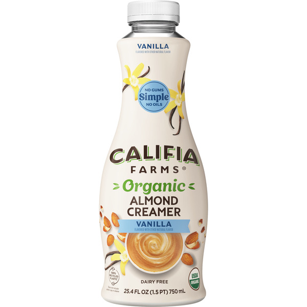 Califia Farms Organic Vanilla Almond Milk Coffee Creamer