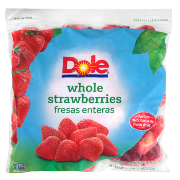 Dole - Whole Frozen Strawberry - 5 Lb