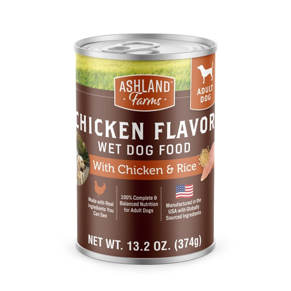 Ashland Farms Chicken Flavor Wet Adult Dog Food Same-Day Delivery