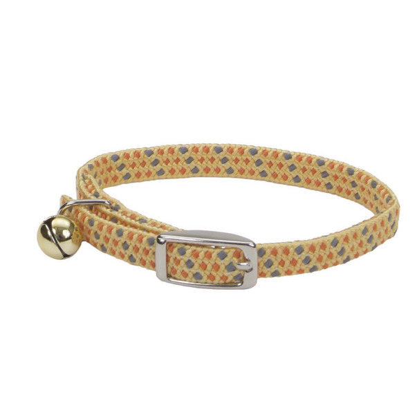 Coastal Reflective Yellow Cat Collar