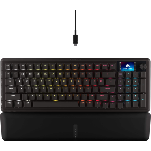 CORSAIR Vanguard Pro 96 RGB Full-Sized Wired Magnetic MGX Linear Hall Effect Gaming Keyboard - Black