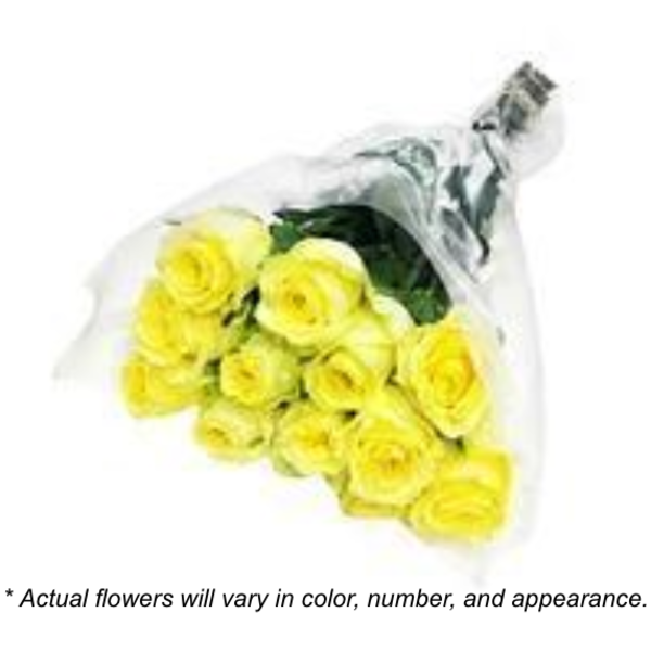 Wiggly Line Roses Roses Assortment Quarters, Small - Yellow Same-Day Delivery or Pickup ...