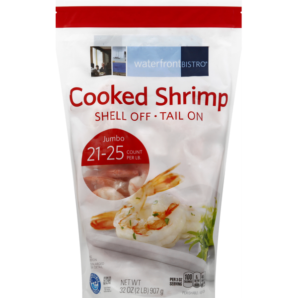 Waterfront Bistro Shrimp, Cooked, Jumbo
