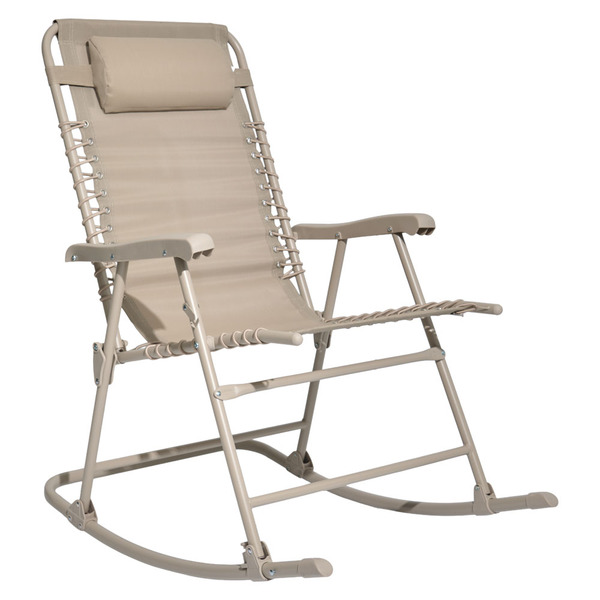 椅子 Folding rocking chair Belavi Folding Rocker, Taupe Same-Day Delivery or Pickup | ALDI