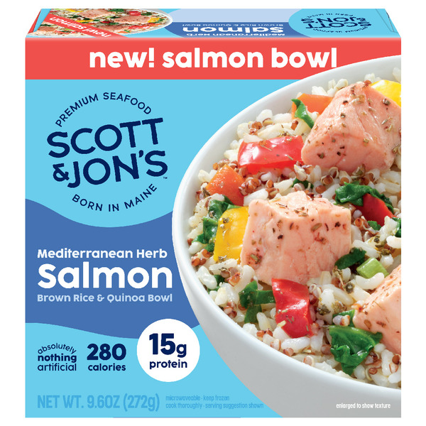 Scott & Jon's Mediterranean Herb Salmon, Frozen Meal Same-Day