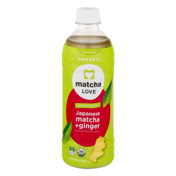 matcha LOVE Organic Japanese Matcha + Ginger Unsweetened