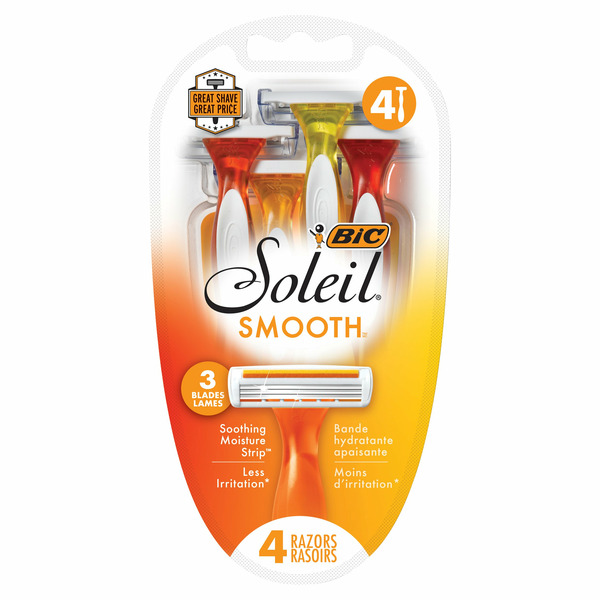 BIC SOLEIL SHAVER  4PK