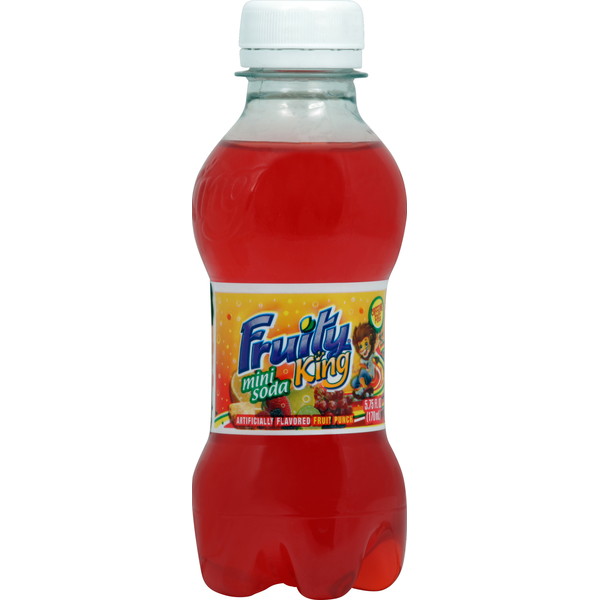 Fruity King Mini Soda, Fruit Punch