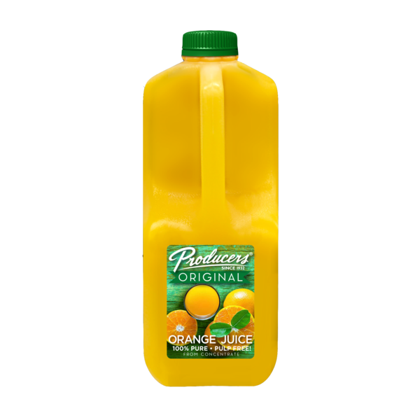 Producers Juice, 100% Pure, Pulp-Free Orange Same-Day Delivery or