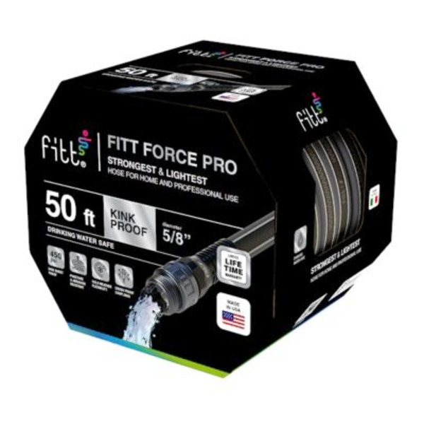 FITT 5/8 in. x 50 ft. Force Pro Commercial Grade Garden Hose