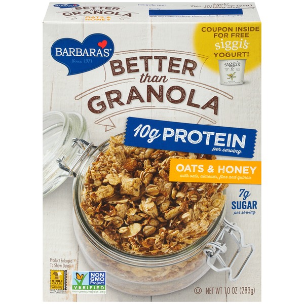 Better Granola Oats & Honey Granola Cereal (283 g) Instacart
