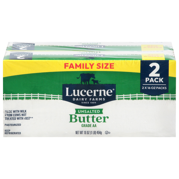 Lucerne Unsalted Butter Family Size