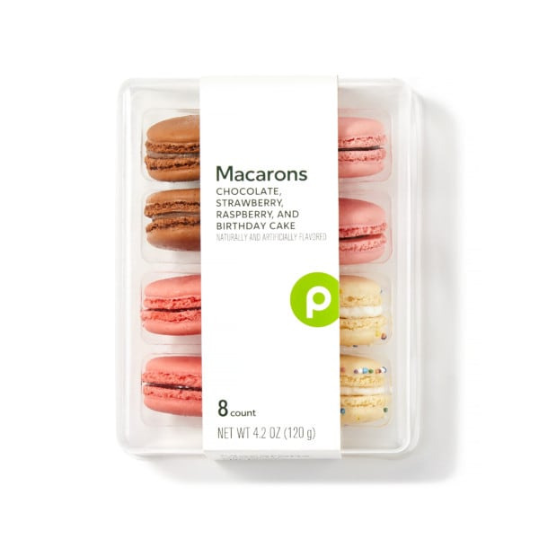 Publix Chocolate Strawberry Raspberry And Birthday Cake Macarons