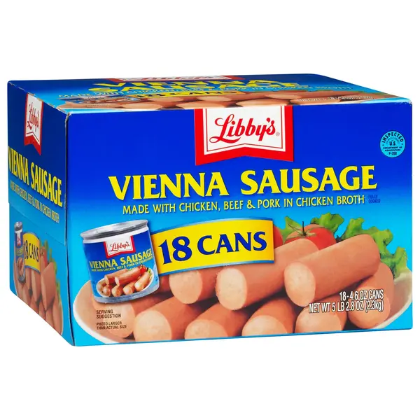 Vienna Sausage, 18 x 4.6 oz
