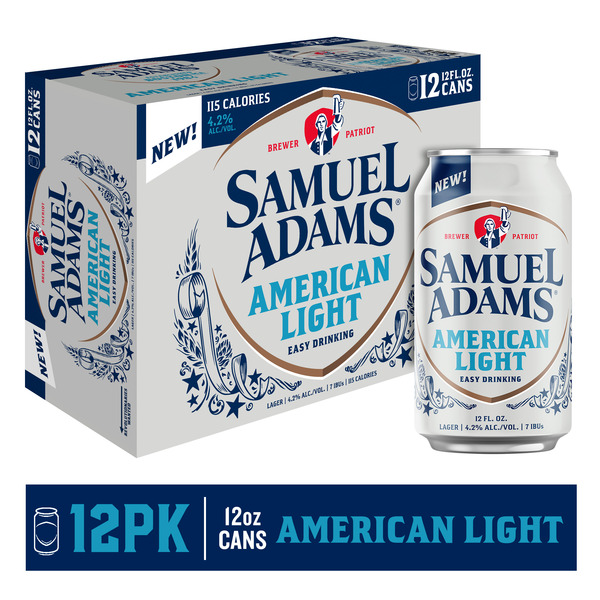 Samuel Adams American Light Lager Beer Same-Day Delivery or Pickup