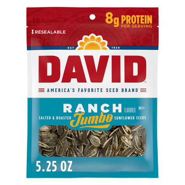 DAVID Sunflower Seeds, Ranch Flavor Same-Day Delivery | Northgate