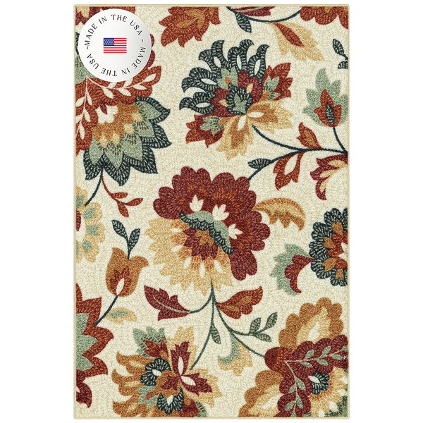 Sonoma Goods For Life Eden 30 x 43 Washable Kitchen Rug, White