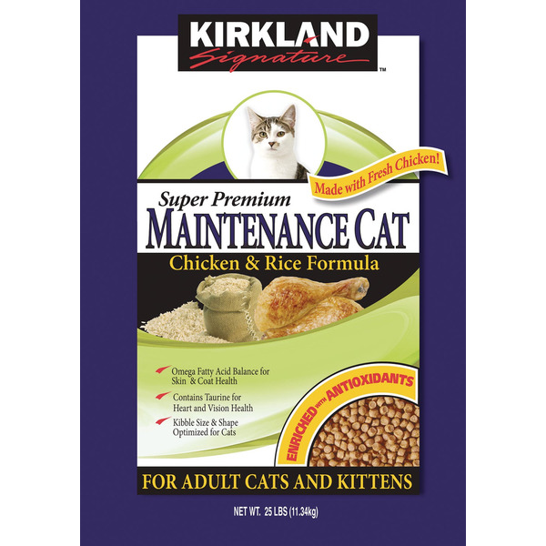 Kirkland Signature Super Premium Cat Food, Chicken Rice Same-Day