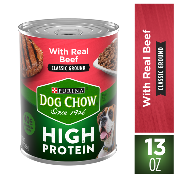 Purina Dog Chow High Protein Pate Wet Dog Food, High Protein With