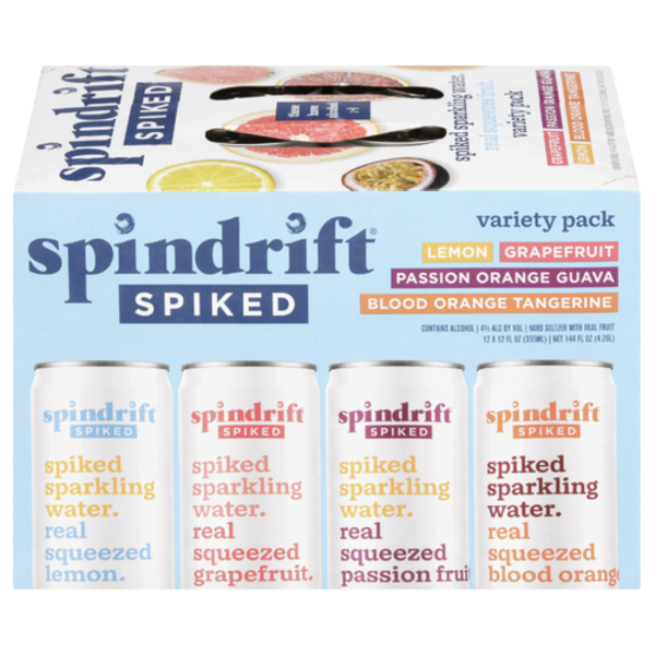 Spindrift Spiked Hard Seltzer Paradise 12 Pack Cans