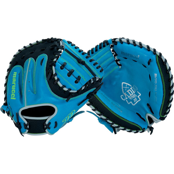 Marucci Youth S Type Caddo Series Catcher's Mitt, 31", Right Hand Throw - Blue/Black