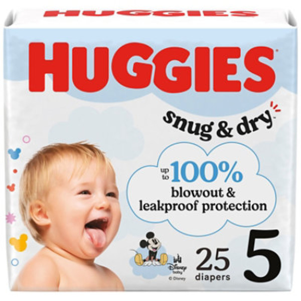 Huggies Size 5 Diapers (27+ lbs (12+ kg))