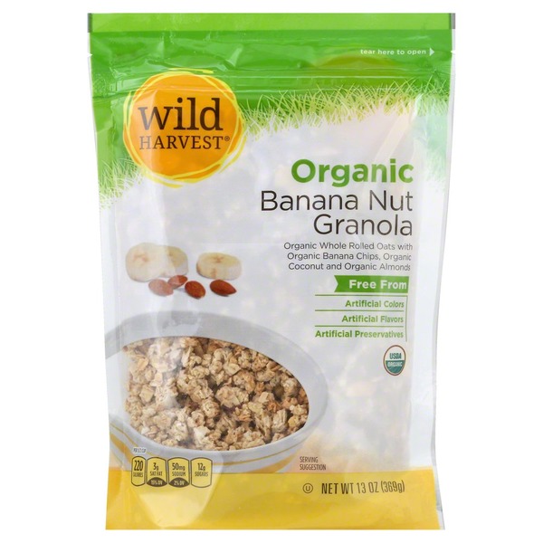 Wild Harvest Granola, Organic, Banana Nut (13 oz) Instacart