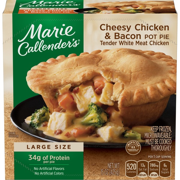 Marie Callender's Cheesy Chicken And Bacon Pot Pie DRC (15 oz) Instacart