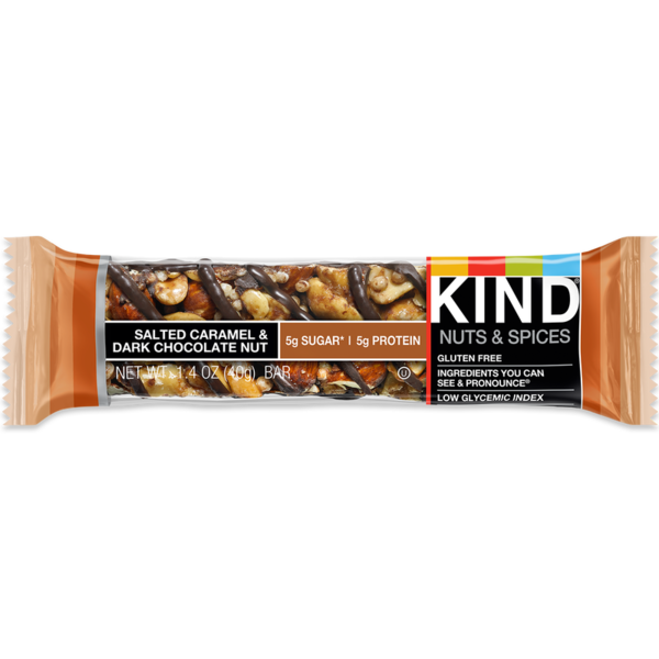 KIND - Salted Caramel & Dark Chocolate Nut Bars - 12 Ct