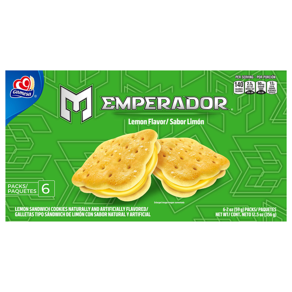 Gamesa Lemon Flavored Sandwich Cookies