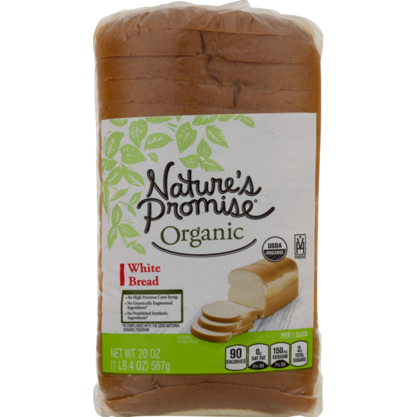 Nature's Promise Organic White Bread (20 oz) Instacart