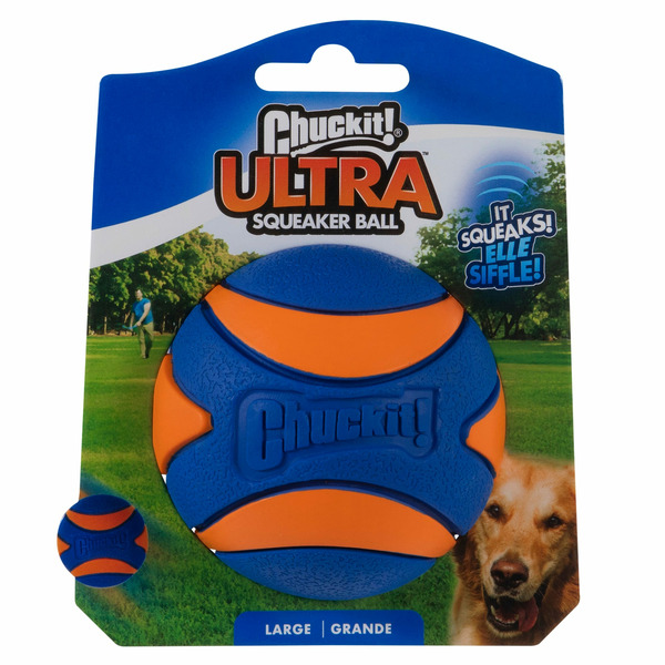 Chuckit! Dog Toy, Ultra Squeaker, Large (3 Inches)