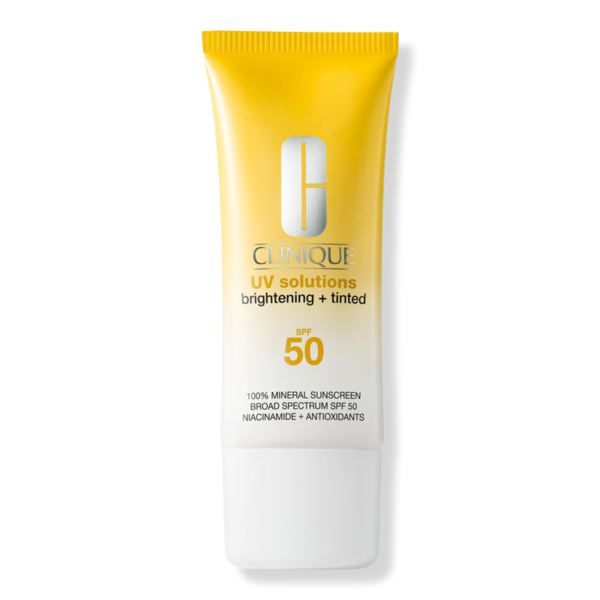 Clinique UV Solutions Brightening + Tinted Sunscreen Broad Spectrum SPF 50/PA+++ - Medium Deep