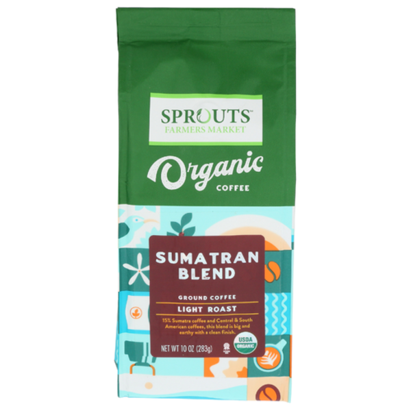 Sprouts Organic Sumatra Light Roast Ground Coffee