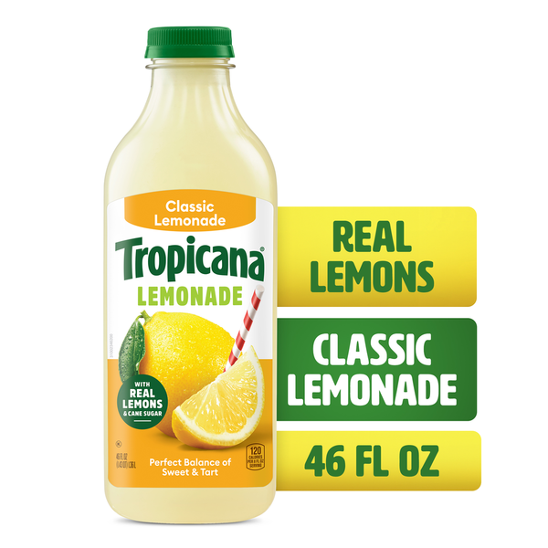 Tropicana Classic Lemonade, Made with Real Lemons