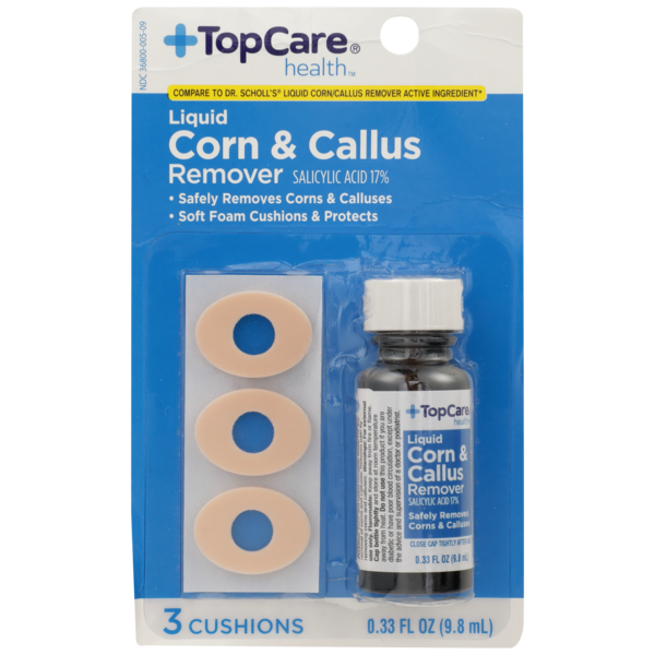 Top Care Corn & Callus Remover Salicylic Acid 17 Liquid Cushions (0.33