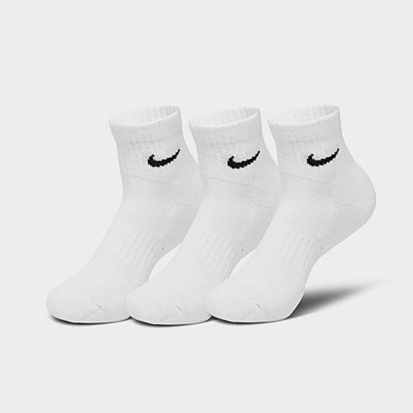 Nike Men's Dri-FIT Everyday Cushioned Training Golf Ankle Socks, S - White