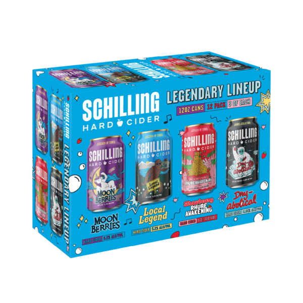 Schilling Hard Cider Legendary Lineup Variety Pack Same-Day