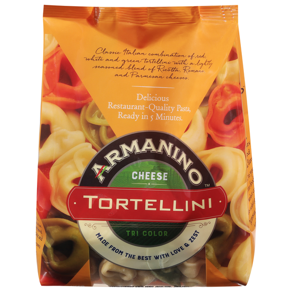 Armanino Tortellini, Cheese, Tri Color