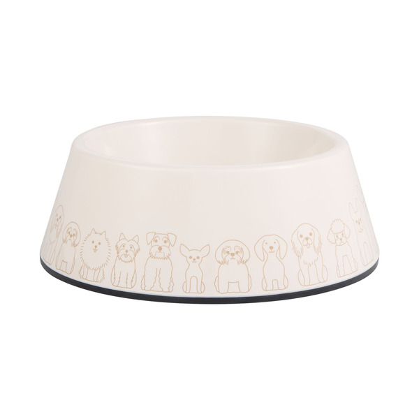 Top Paw Melamine Dog Bowl - Tan