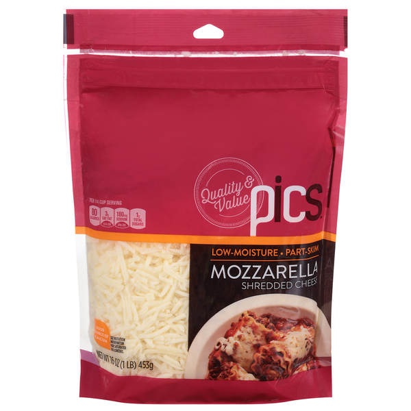 美品　C.O.S.A. - Chiryu-Yonkers PICS Shredded Cheese, Low-Moisture, Part-Skim, Mozzarella