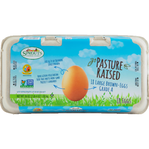 Sprouts Farmers Market Sprouts Pasture Raised Brown Eggs SameDay