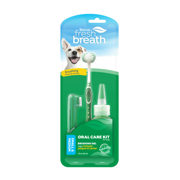 Tropi Clean Fresh Breath Oral Care Kit for Small and Medium Dogs