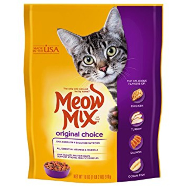 Meow Mix - Original Cat Food - 6/18 oz Bag
