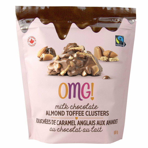 OMG! Milk Chocolate Almond Toffee Clusters Same-Day Delivery | Costco