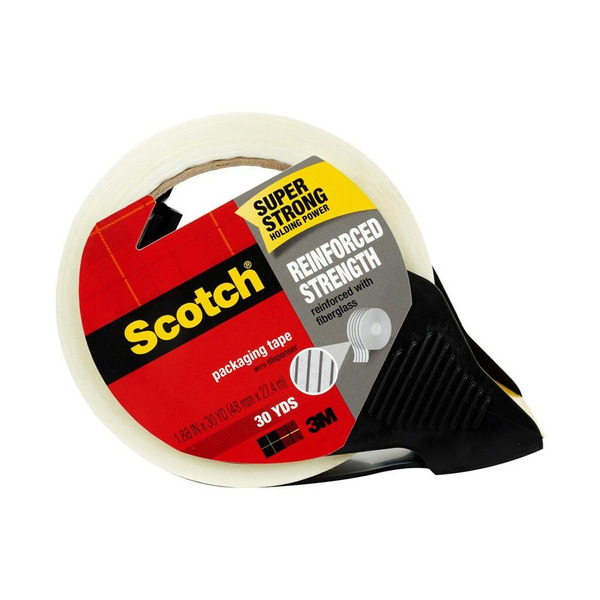 Scotch 1.88 In. X 30 Yds. Reinforced Strength Shipping Strapping Packaging Tape