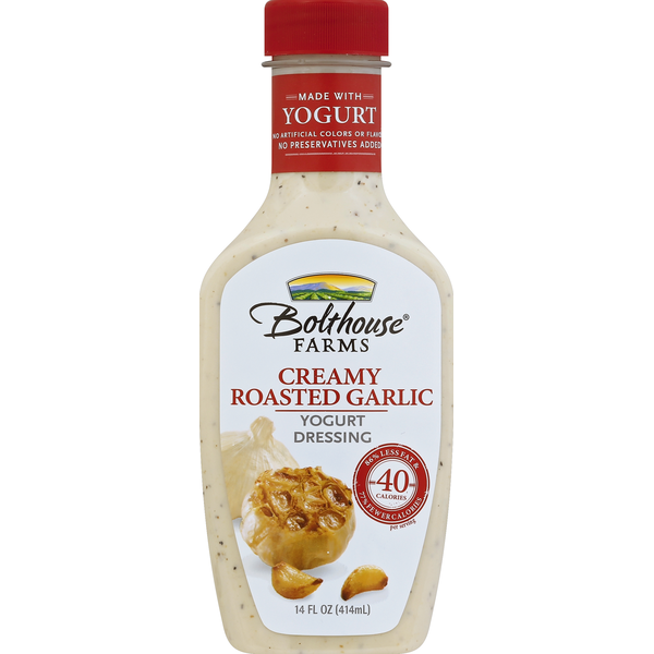 Bolthouse Farms Dressing, Yogurt, Creamy Roasted Garlic (14 oz) Instacart